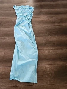 Paris Georgia Kayla Blau Kleid Dress M - Bild 1 von 8