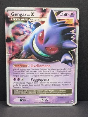 Gengar Lv.X 97/99 Arceus Holo Ultra Rare Pokemon TCG full art border ITALIAN - Image 1 of 3