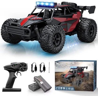 1:12 Scale Remote Control Car, 33KM/H High Speed RC Monster Truck, 2.4GHz Off-Ro - Image 1 of 4
