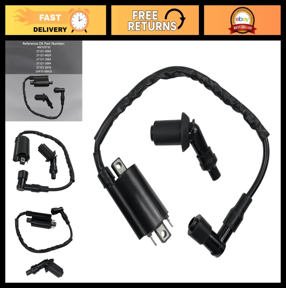 Bobina de encendido para Kawasaki Mule 2500 2510 2520 3000 3010 3020 4000 4010 - Reemplazar Foto 1 de 4