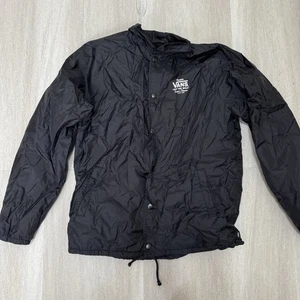 Vans Off The Wall Black Nylon Shell Lined Torrey Jacket (L) - Bild 1 von 8