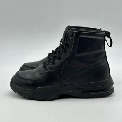 Nike Air Max Goaterra 2.0 GS Triple Black Boys Size 4Y Outdoor Boots DC9515-001 - Image 1 of 4