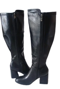 Botas hasta la rodilla negras para mujer. Talla 38/5. Cremallera larga. - Imagen 1 de 11