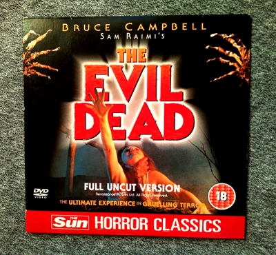 THE EVIL DEAD :  Full Uncut Version - Bruce Campbell  :  SUN HORROR PROMO DVD - Image 1 of 4