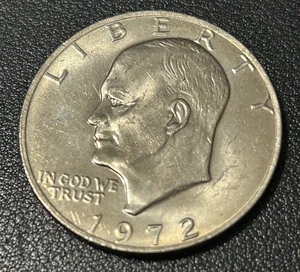Dólar Eisenhower 1972 P $1 tipo 3 "Ike" KM# 203 BU. #1 - Imagen 1 de 3