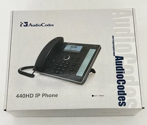 AudioCodes 440HD IP-Telefon GGWV00609 VoIP Farb-LCD-Bildschirm 6-zeilig Büro - Bild 1 von 4