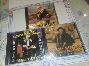 Saul Viera El Gavilancillo 3 Cds Originales Norteno Corridos Banda Sinaloense... - Picture 1 of 4