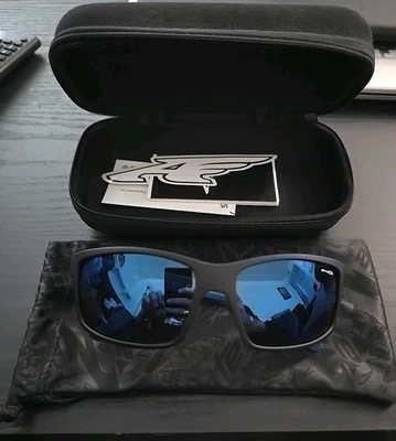 FASTBALL AN4202 ARNETTE SUNGLASSES RUBBER BLACK | BLUE MIRROR 62-16-135 mm MEN - Image 1 of 4