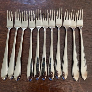 Handtuch Silberschmiede Menge 11 3 verzinkte versilberte Kuchengabeln Made in Japan 18-8 - Bild 1 von 5