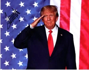 Donald Trump autographed 11x14 Picture Photo signed Pic with COA - Picture 1 of 1