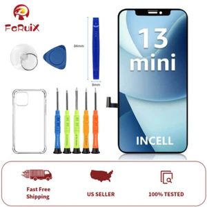 Pour iPhone 13 Mini Ecran Remplacement LCD Numériseur Écran Tactile/Kit de Réparation + Etui - Photo 1 sur 22