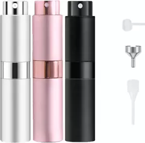 8Ml Perfume Atomizer, 3 Pcs Empty Perfume Travel Refillable Bottle - Picture 1 of 17