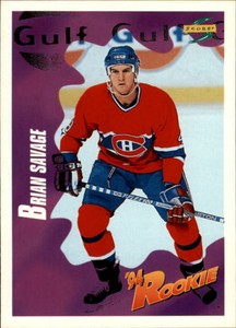 1994-95 Score Canadiens Hockey Card #230 Brian Savage