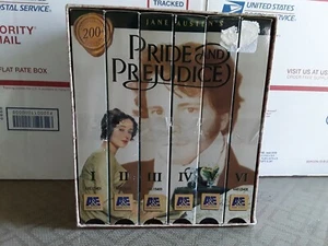 Pride and Prejudice 200th Anniversary Box Collection Colin Firth VHS 1996 6-Tape - Bild 1 von 2