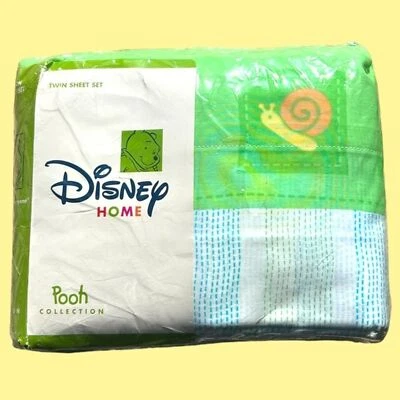 Winnie The Pooh Collection НАБОР ИЗ 3 ПРОСТЫНЕЙ Disney Home 1990-е годы. Новый с Ярлыками. - Изображение 1 из 4