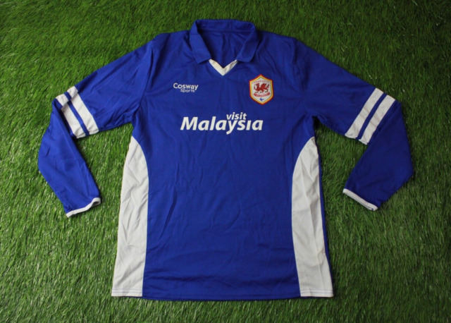 Cardiff City FC 20/21 Third Replica Blank Jersey Adidas Men's Orange NWT