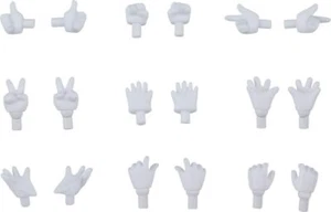 Good Smile Company Nendoroid Doll Hand Parts Set Gloves Ver. White Set of 9 - Picture 1 of 3