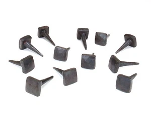 20 clavos de cabeza cuadrada pequeños de hierro forjado decoración clavos muebles rústicos puerta de madera - Imagen 1 de 4