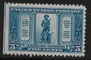 US Scott #619, Single 1925 Minute Man 5c FVF MNH - Picture 1 of 1