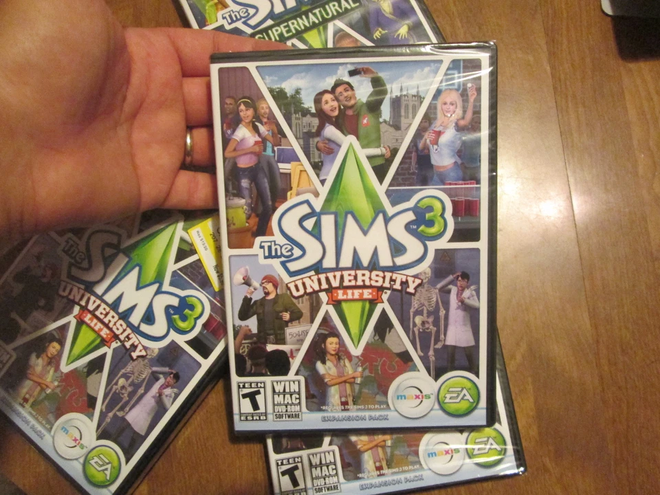 THE SIMS 3 UNIVERSITY LIFE PC EXPANSION PACK  BRAND NEW FACTORY SEALED - Image 1 of 4