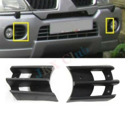 Pair Front Fog Light Lamp Grille h For Mitsubishi Montero Pajero Shogun Sport - Imagem 1 de 4