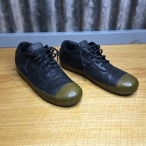 Zapatillas Tenis OXS Rubber Soul Cuero Con Cordones Negras Parte Superior Baja Italia EU 37 - Imagen 1 de 18