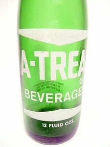 Botella POP de refresco ACL: verde A-TREAT de Allentown, PA - 12 oz ESTILO #1 - Imagen 1 de 4