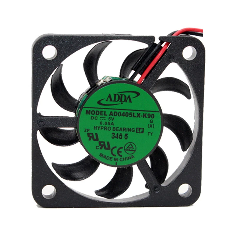 ADDA AD0405LX-K90 40*40*07MM 4CM DC5V 0.05A 2Pin Cooling Fan - Image 1 of 3