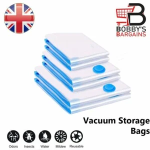 FUERTES BOLSAS DE AHORRO DE ESPACIO DE ALMACENAMIENTO AL VACÍO PARA ROPA DE CAMA - VARIAS TALLAS - Imagen 1 de 1