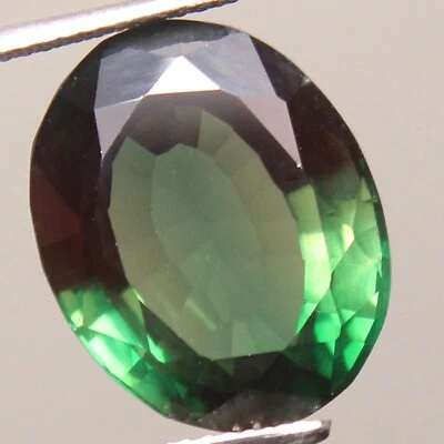 Natural 13.00 Ct Green Certified Tsavorite Garnet 16x13 MM Oval Unheated Gems - Image 1 of 4