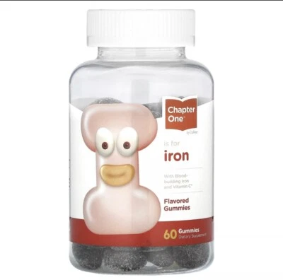 Hierro, gomitas con sabor, 60 gomitas Foto 1 de 2