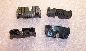QTY (30) 102154-1 TYCO 10 POSITION SHROUDED HEADERS AMP-Latch 2.54mm - Picture 1 of 2