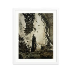 Estampado enmarcado 16x20 - Póster gótico Cazador de vampiros D El cazador 0862 - Imagen 1 de 4