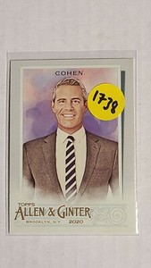 Andy Cohen - 2020 Topps Allen & Ginter (#242) - TV & RADIO HOST
