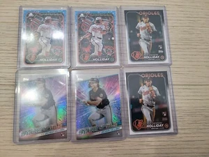 (6) Jackson Holliday 2024 Topps Update LOT Rookie RC Debut Stars Of MLB Holiday - Picture 1 of 2