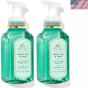 Gentle Cleansing Hand Soap with Aloe - Bath & Body Works White Tea & Sage 2-Pack - Picture 1 of 2