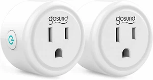 Gosund 2 Piezas Smart Life WiFi Plug Control Remoto Temporizador Funciona con Alexa Google - Imagen 1 de 7