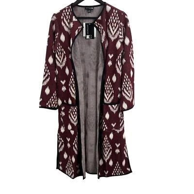 Suéter Cárdigan Anthony Originals Estampado Rojo Talla Pequeña Nuevo Foto 1 de 4