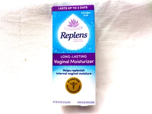 1-Replens LONG-LASTING Vaginal Moisturizer 8 Applications & 35g TUBE free Ship - Picture 1 of 4