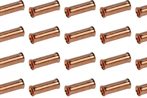 Connettore giunzione testa 2 AWG TEMCo rame nudo calibro non isolato. Confezione da 25 - Foto 1 di 5