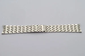 PULSERA OMEGA PRESTIGE ACERO 20MM BRACELET VINTAGE RARA STZ006843 ACERO BONITA - Imagen 1 de 2