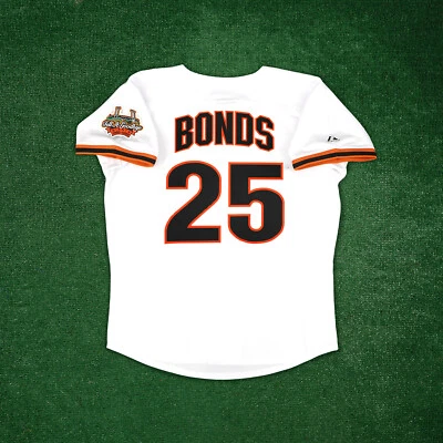 Barry Bonds 1999 San Francisco Giants Cooperstown Men's Home White Jersey - Image 1 of 4