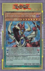 Dragon Pendulum, Oddly Eyed CT12-FR001 Dark Dragon Pendulum Niv Effect 7 - Picture 1 of 1