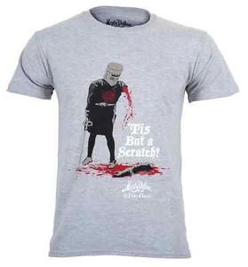 Official Monty Python T Shirt Tis But A Scratch New Holy Grail Grey S M L XL XXL - Picture 1 of 5