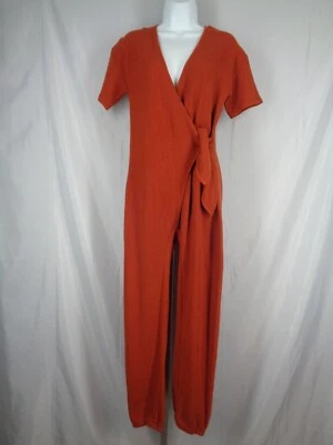 Madewell Ribbed Textured Knit Tie Knot Jumpsuit Size XXS New  - Image 1 of 4