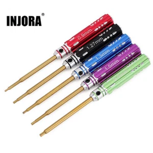INJORA 0.9 1.27 1.3 1.5 2.0mm Hexagon Screwdriver Hex Screws Wrench Tools - Picture 1 of 11