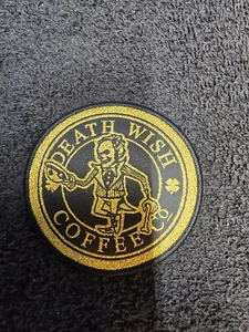 Death Wish Coffee Lucky Larry Patch Saint Patrick's Day Gold Leprechaun 2024 - Picture 1 of 2