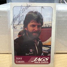 Tony Cardin Signed McNew Racing Card
