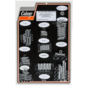 SHOW BIKE HARDWARE KIT (Polished) Fits: Harley Shovelhead FL FX 1978-84 . 1010-P - Bild 1 von 2