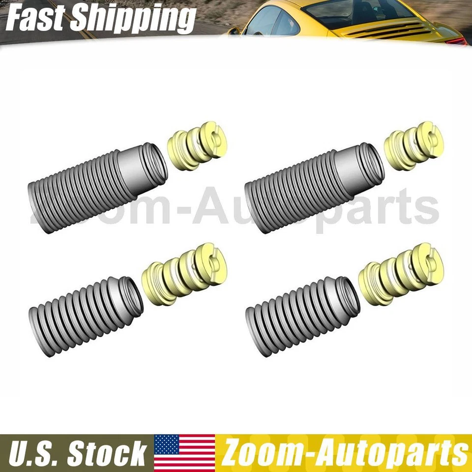 4 peças foles de apoio de suspensão dianteiro traseiro KYB para 2009 2010 2011 Hyundai Genesis - Imagem 1 de 4